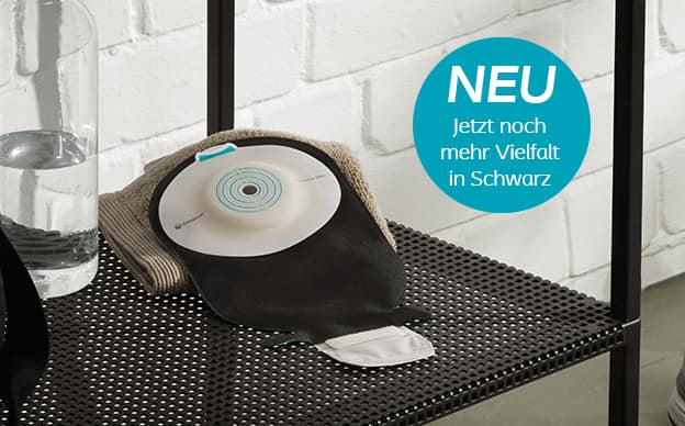 SenSura Mio in black | Coloplast Stomaversorgung