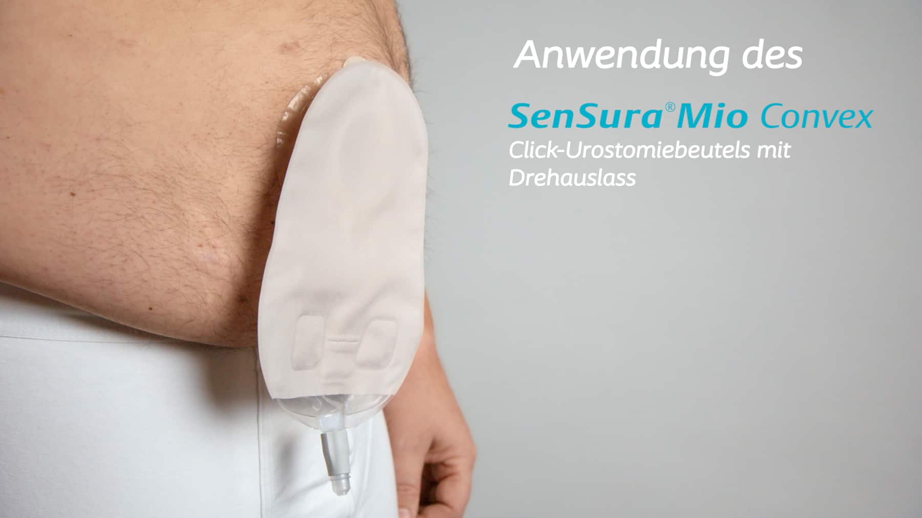 Anwendung SenSura Mio Convex Click | Urostomieversorgung